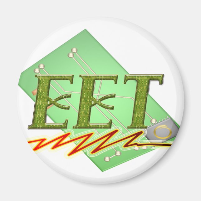 EET - ELECTRICAL ENGINEER TECH CIRCUIT BOARD LOGO MAGNET (Front)