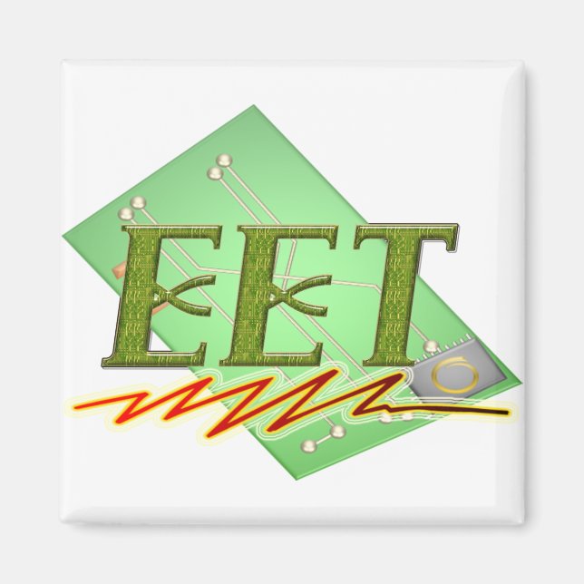 EET - ELECTRICAL ENGINEER TECH CIRCUIT BOARD LOGO MAGNET (Front)