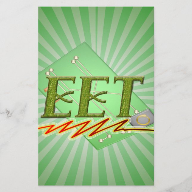 EET - ELECTRICAL ENGINEER TECH CIRCUIT BOARD LOGO STATIONERY (Front)