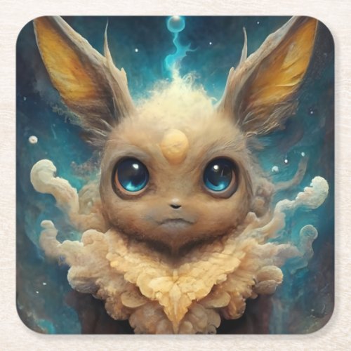 Eevee Dream Square Paper Coaster