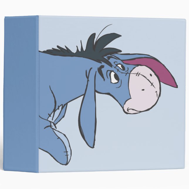 Eeyore 9 3 ring binder (Front/Spine)