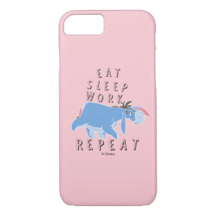Eeyore Eat Sleep Work Repeat iPhone 8/7 Case