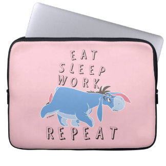 Eeyore | Eat Sleep Work Repeat Laptop Sleeve