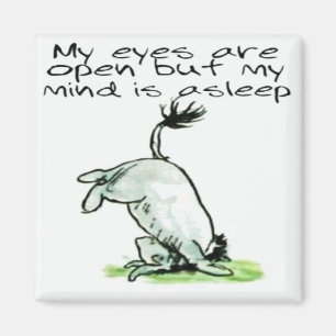 Eeyore funny quote gift magnet