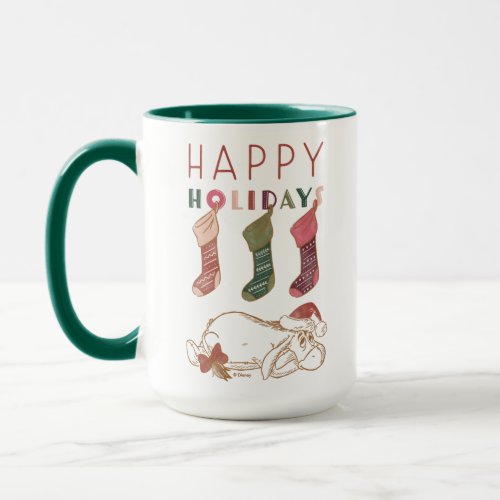 Eeyore  Happy Holidays Mug