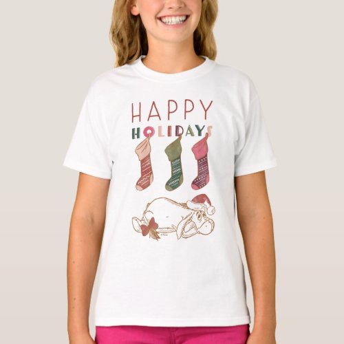 Eeyore  Happy Holidays T_Shirt