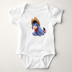 Eeyore in Cowboy Costume Baby Bodysuit