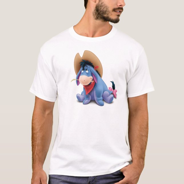 Eeyore in Cowboy Costume T-Shirt (Front)