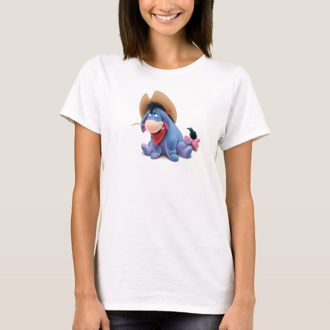 Eeyore in Cowboy Costume T-Shirt (Front)