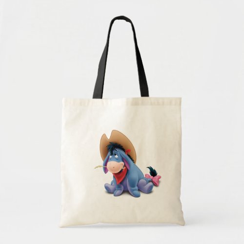 Eeyore in Cowboy Costume Tote Bag