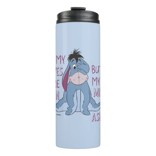 Eeyore  My Mind is Asleep Quote Thermal Tumbler