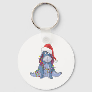 Eeyore Santa Claus Keychain