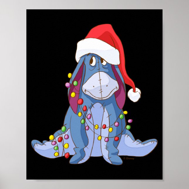 Eeyore Santa Claus  Poster (Front)