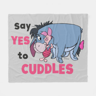 Eeyore   Say Yes to Cuddles Fleece Blanket
