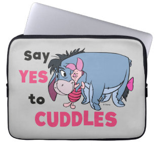Eeyore   Say Yes to Cuddles Laptop Sleeve