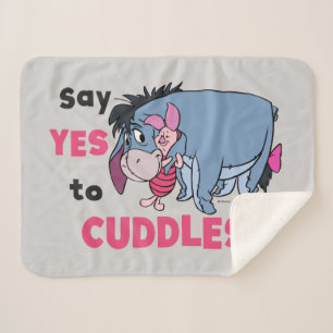 Eeyore   Say Yes to Cuddles Sherpa Blanket