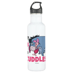 Stitch and Winnie the Pooh Plastic Water Bottle With Stainless -  UK