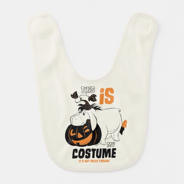 Eeyore | This is my Costume Baby Bib (Front)