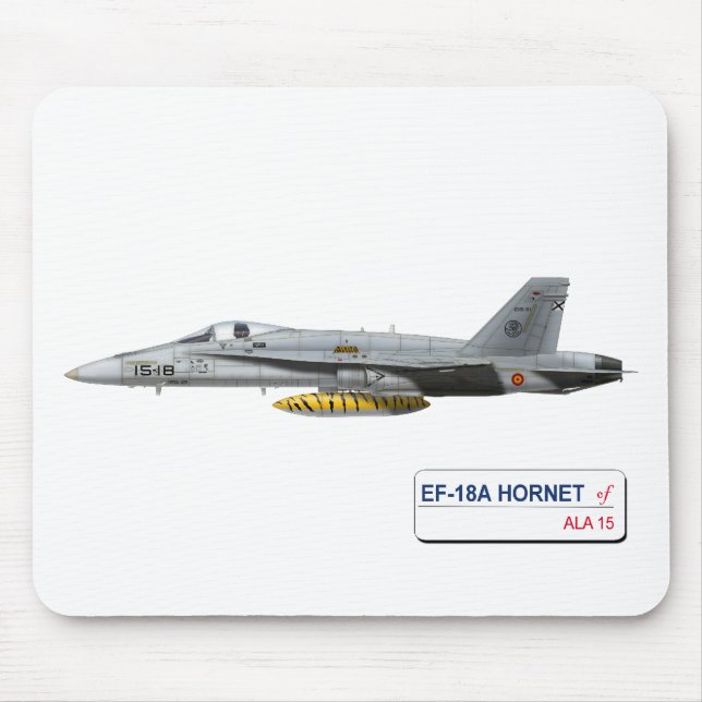 EF-18A HORNET SPANISH AIR FORCE MOUSE PAD (Front)