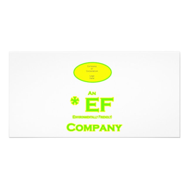 EF - Envirnomentally Friendly Company1 Card (Front)