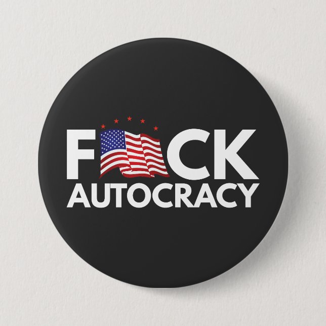 Eff Autocracy in White Text Button (Front)