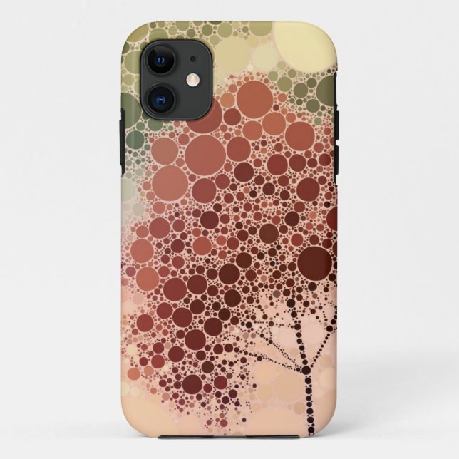 effect tree red Case-Mate iPhone case (Back)