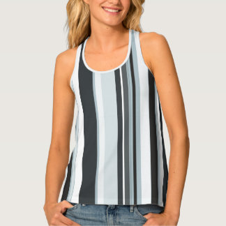 Effective Bright Avio Contemporary Stripes Tank Top