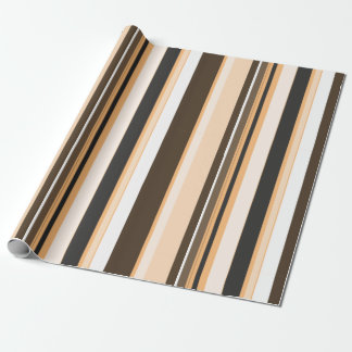 Effective Contemporary Diagonal Stripes Wrapping Paper