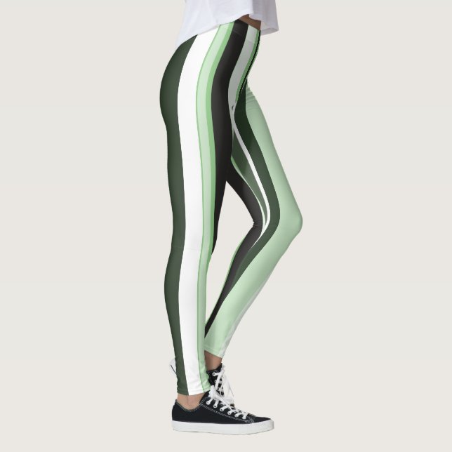 Effective Contemporary Vertical Stripes Leggings (Right)