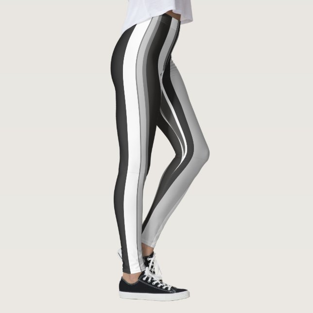 Effective Contemporary Vertical Stripes Leggings (Right)
