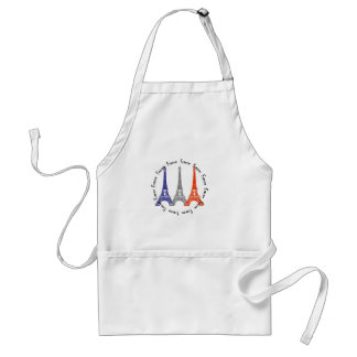 effel tower adult apron