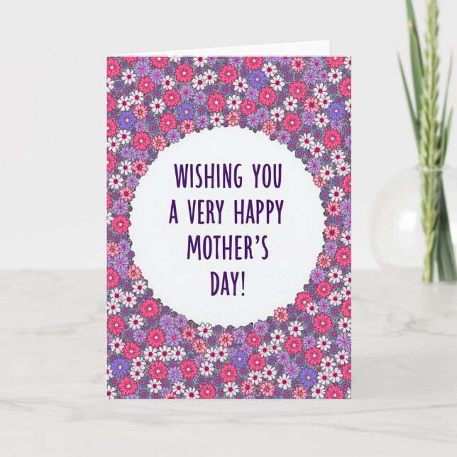 Effervescent Mothers Day Card (Front)