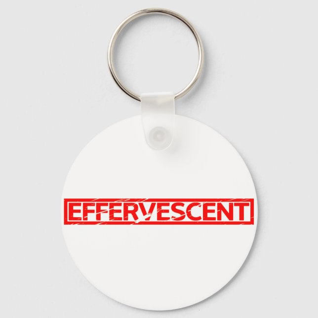 Effervescent Stamp Keychain (Front)