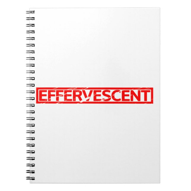 Effervescent Stamp Notebook (Front)
