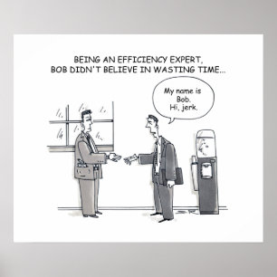 Efficiency Expert value matte poster