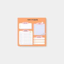 Efficient Daily Planner Notes