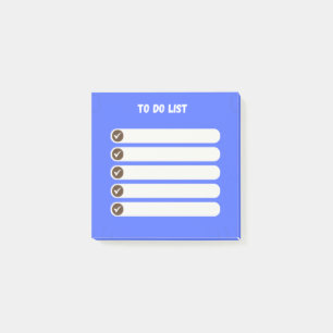 Efficient To-Do List Post-It Notes (Blue)