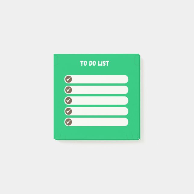 Efficient To-Do List Post-It Notes(green) Post-it Notes (Front)