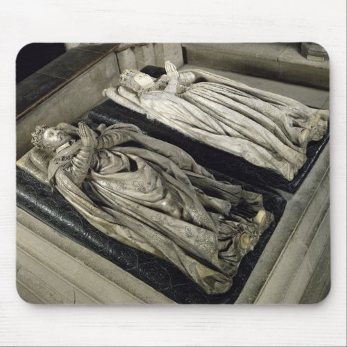 Effigies of Henri II  and Catherine de Medici Mouse Pad