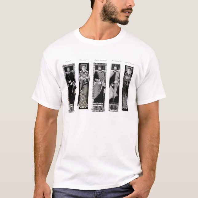 Effigies of Henry II  Eleanor of Aquitaine T-Shirt (Front)