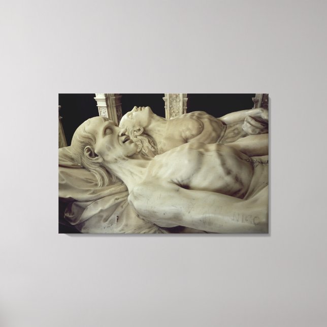 Effigies of Louis XII  and Anne of Brittany Canvas Print (Front)