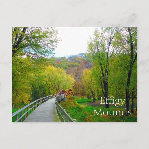 Effigy Mounds National Monument Iowa Postcard
