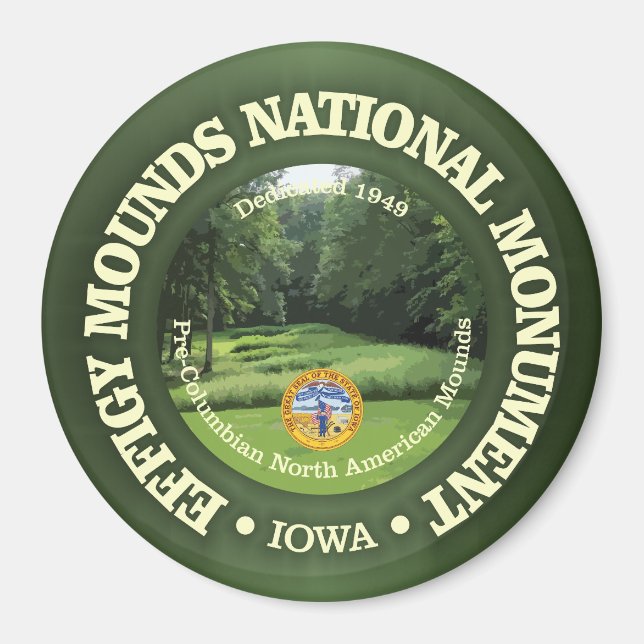 Effigy Mounds (NM) Magnet (Front)
