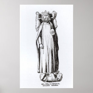 Effigy of Edward II from Gloucester Cathedral Poster