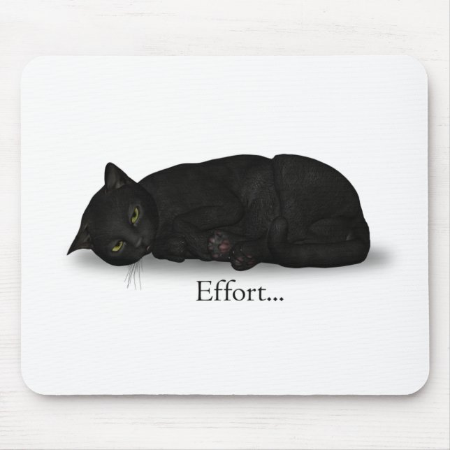 Effort Cat Mouse Pad (Front)