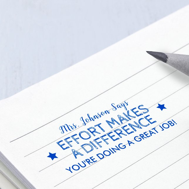 Effort Doing A Great Job Personalized Teachers Self-inking Stamp (Effort Doing A Great Job Personalized Teachers Self-inking Stamp)