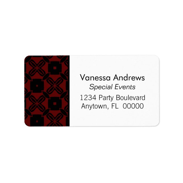 Effortless Beauty Address Labels (Front)