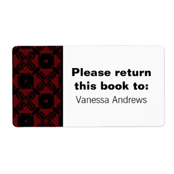Effortless Beauty Bookplate Labels by Superstarbing at Zazzle