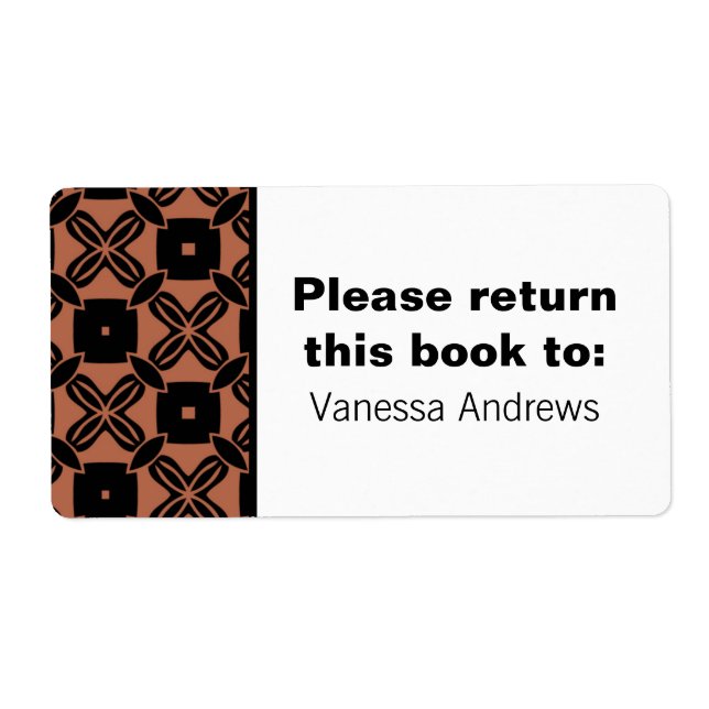 Effortless Beauty Bookplate Labels (Front)