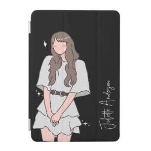 Effortless beauty Girl Customizable iPad Mini Cover
